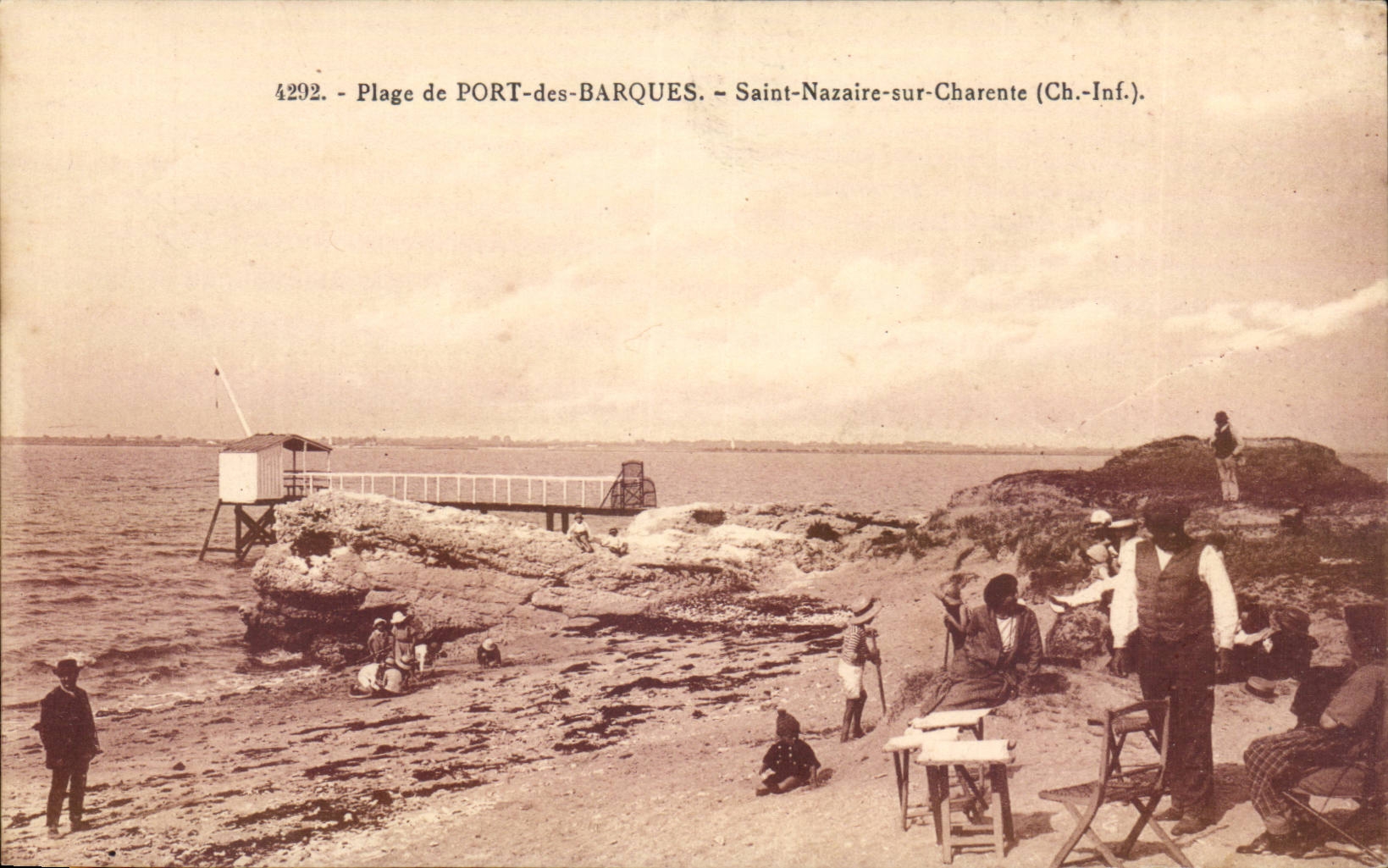 CPA Plage de Port des Barques Saint Nazaire sur charente