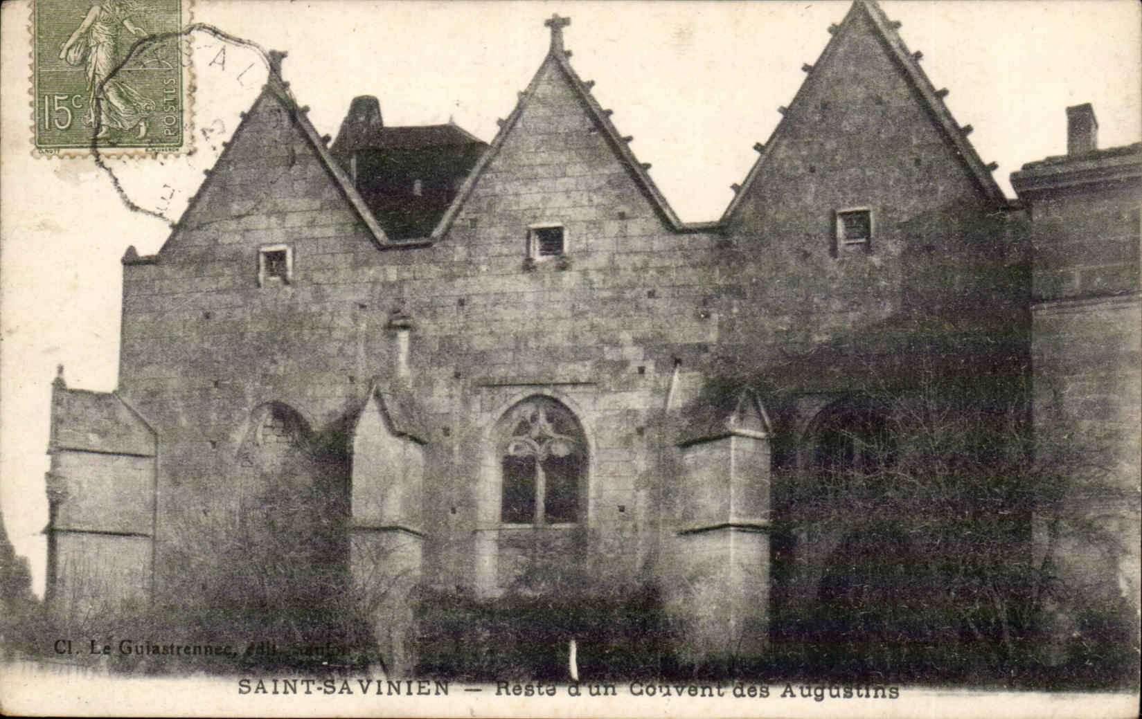 Saint SAvien sur Charente CPA Reste d'un couvent des Augustins