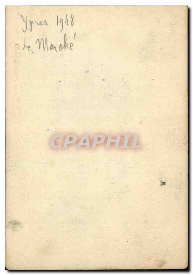Belgie Belgique Ypres les remparts Chapelle votive Le marche 1948 — Rückseite