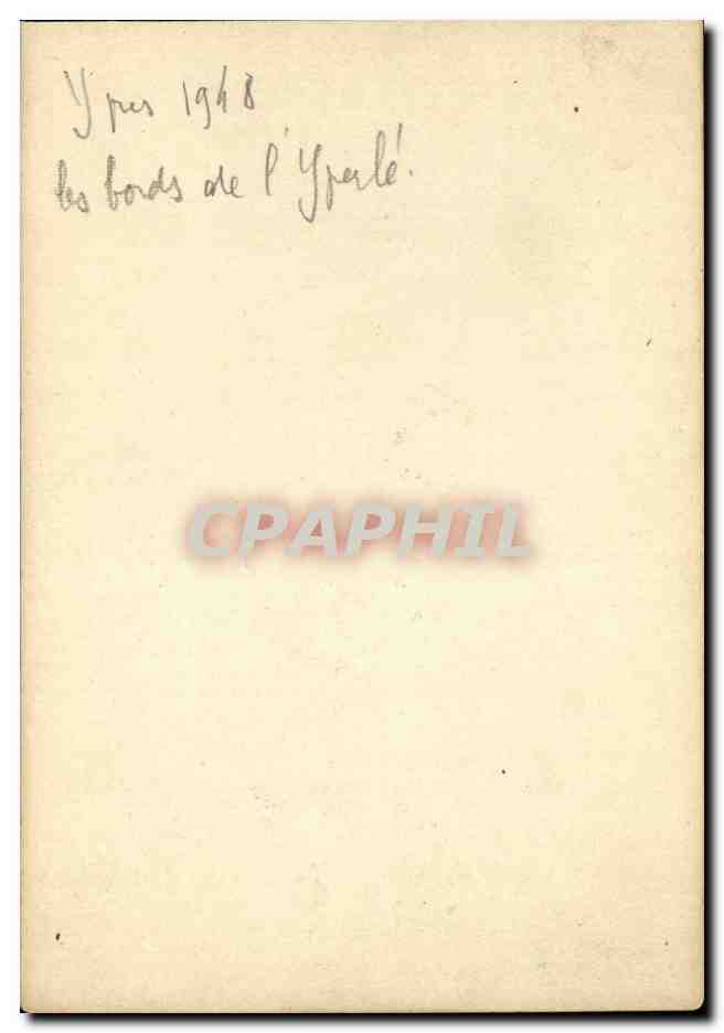 Belgie Belgique Ypres Les bords de l'Yperle 1948 — Rückseite