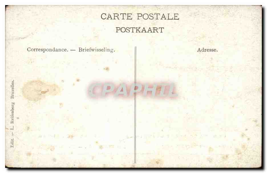 Belgie Belgique Patrons patissiers reunis de Belgique Chocolaterie Confiserie Broyeuses Ramolisseuses (artisanat metiers — Rückseite