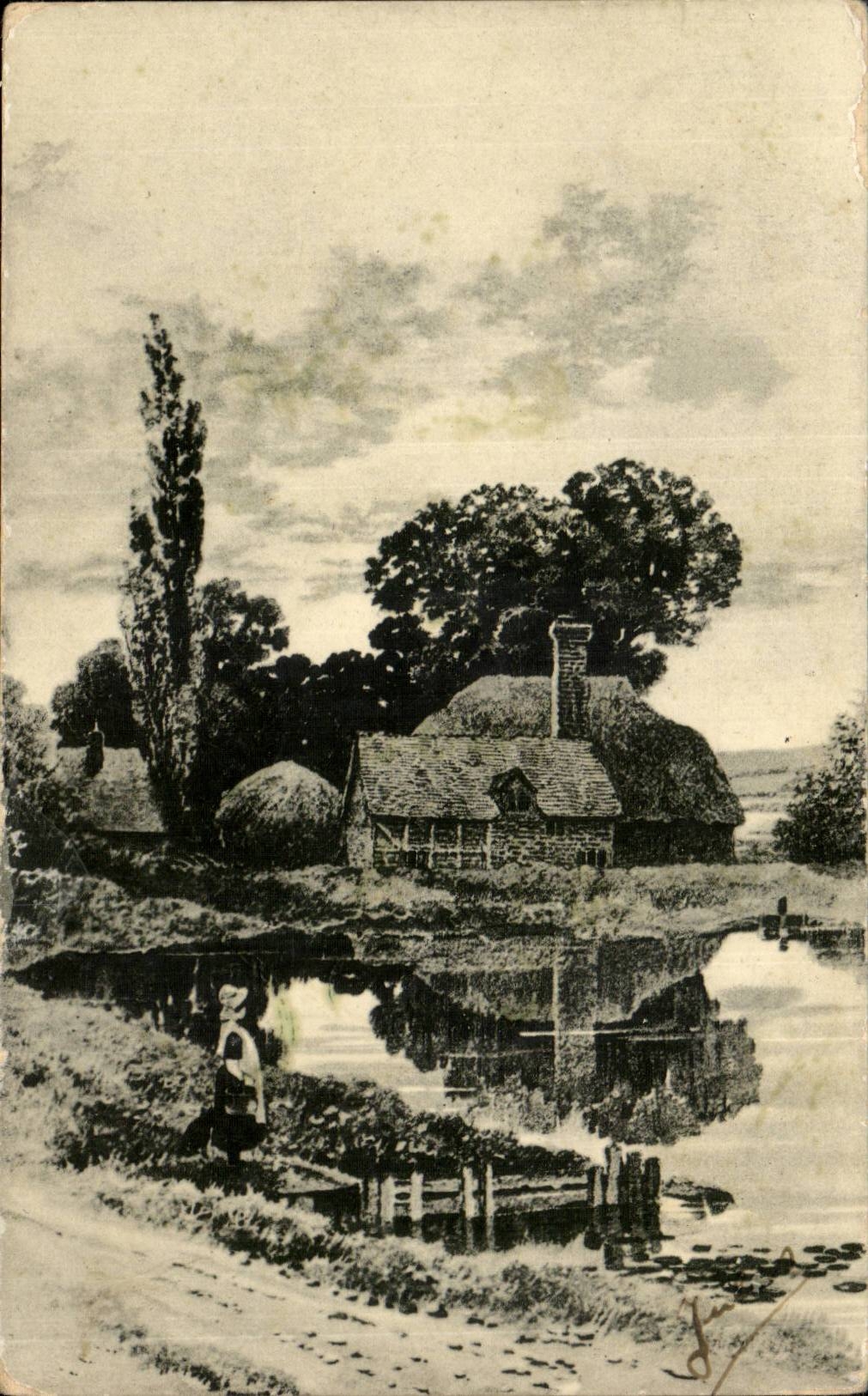 Belgique CPA Fantaisie Paysage 