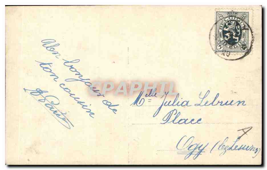 Belgique CPA Fantaisie Paysage  — Rückseite
