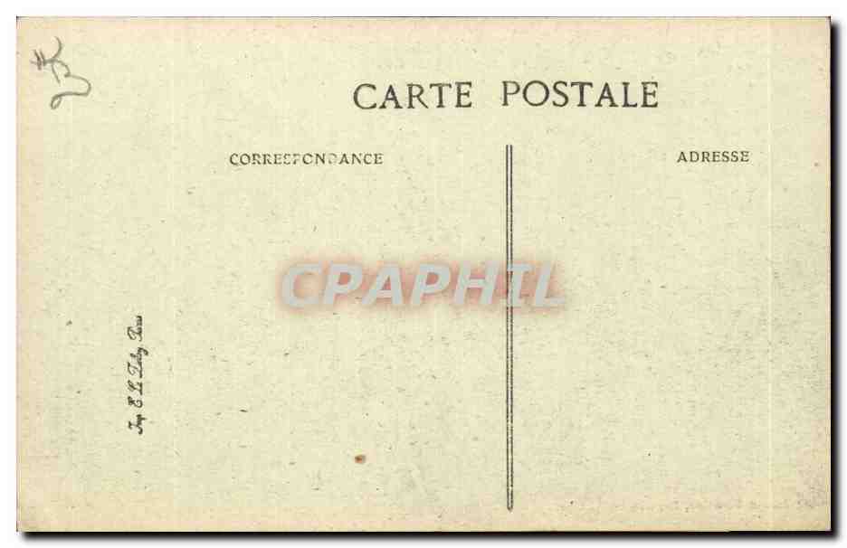 Belgique Belgie Poperinghe CPA Gare (train) — Rückseite