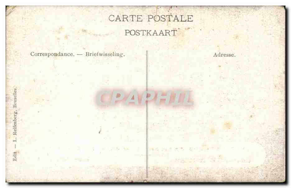Belgique Belgie Patrons patissiers Chocolaterie Confiserie Sucres cuits — Rückseite