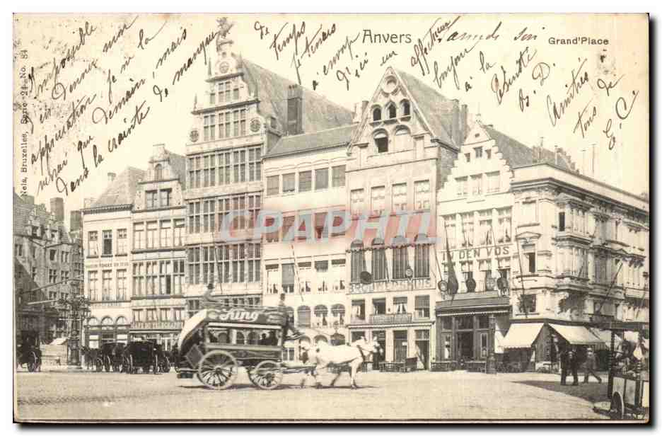 Anvers — Grand'Place — éditeur 'DEN VDS'