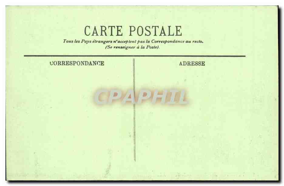 Tunisie Tunis CPA Rue sidi ben Ziad — Verso