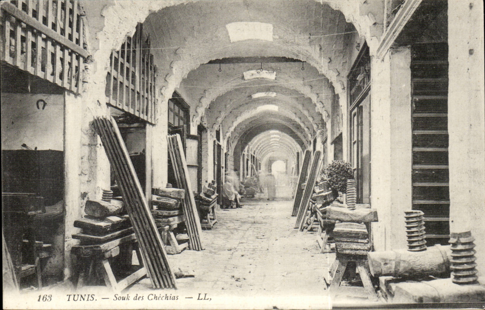 Tunisie Tunis CPA Souk des Chechias