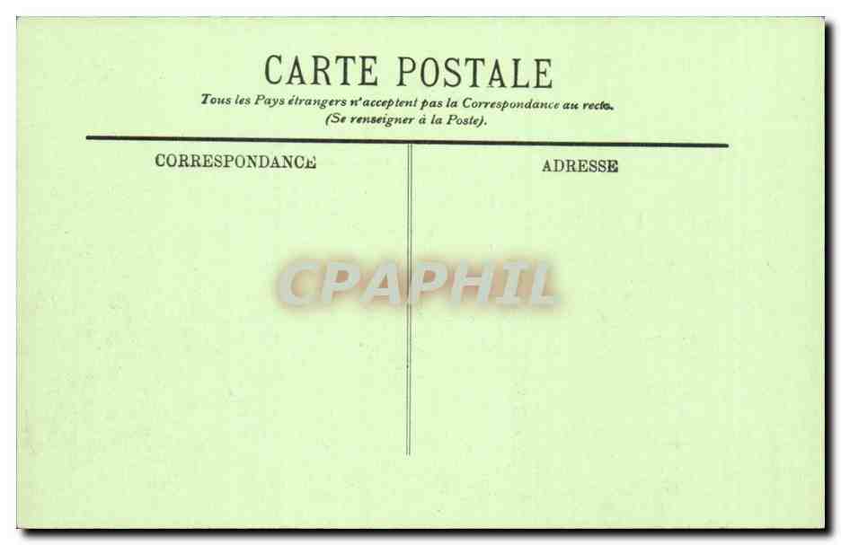 Tunisie Carthage CPA Le tombeau du cardinal Lavigerie — Verso
