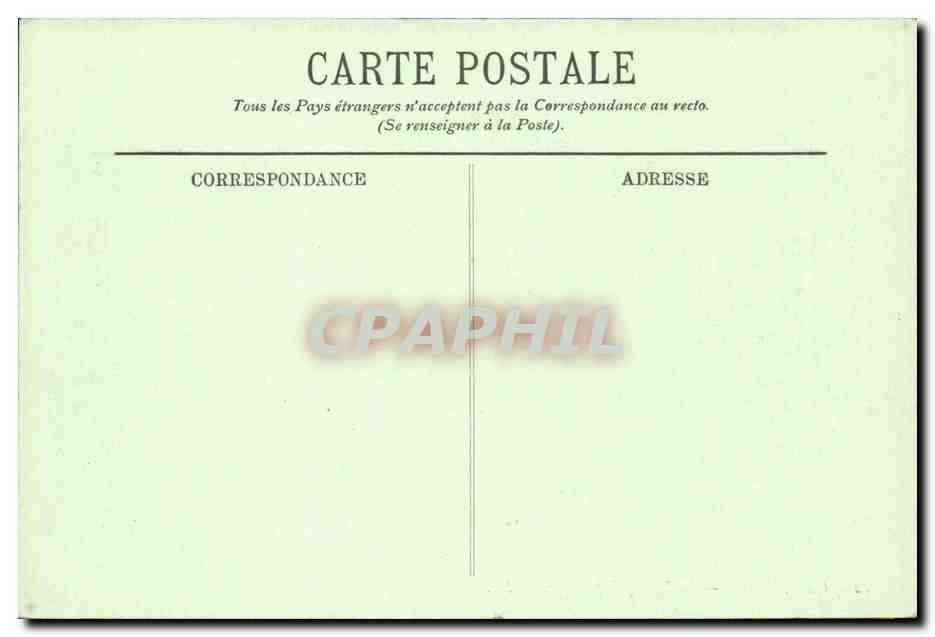 Tunisie Carthage CPA La necropole punique — Rückseite