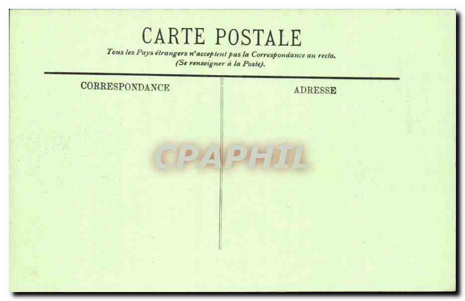 Tunisie Carthage CPA Entree du mausolee — Verso