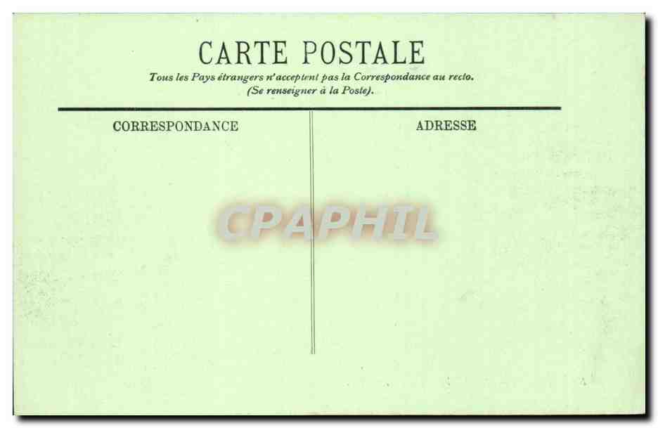 Tunisie Tunis CPA Porte Bab el Khadro — Verso