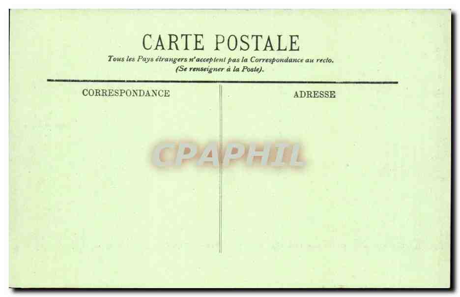 Tunisie Tunis CPA Porte Bab Saadoun (ane donkey) — Verso