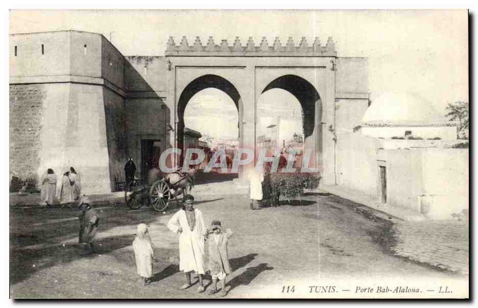 Tunis — Porte Bab-Alaloua — LL. n° 114