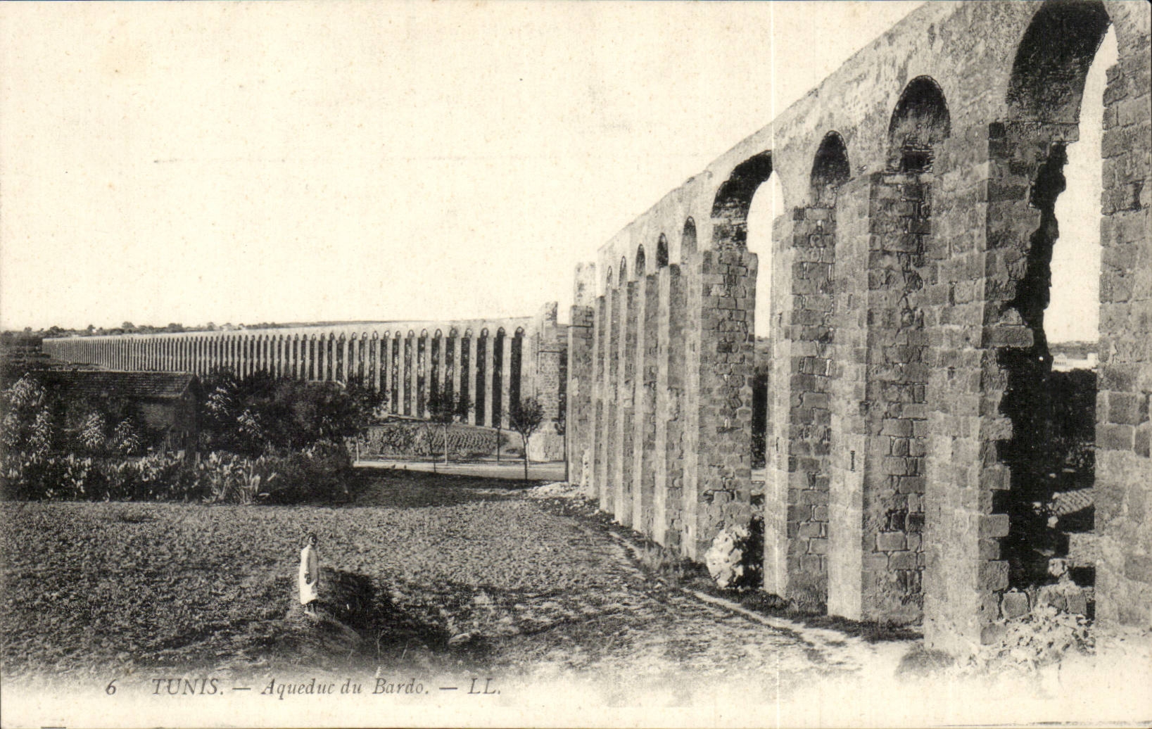 Tunisie Tunis CPA Aqueduc du Bardo 
