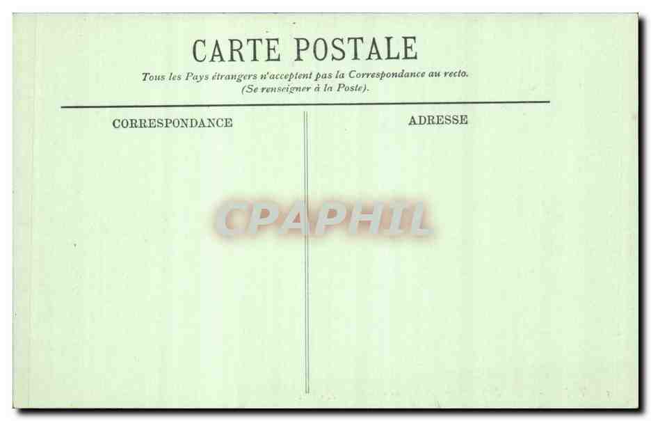 Tunisie Tunis CPA Kouba du belvedere Interieur vers la ville — Verso