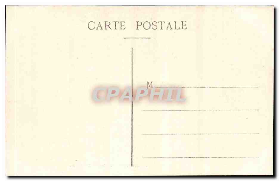 Algerie Biskra CPA Grande allee — Back