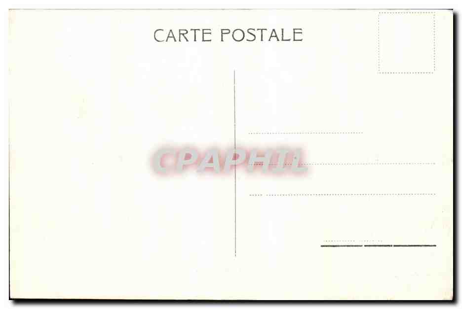 Algerie Biskra CPA Allee du jardin Landon — Rückseite