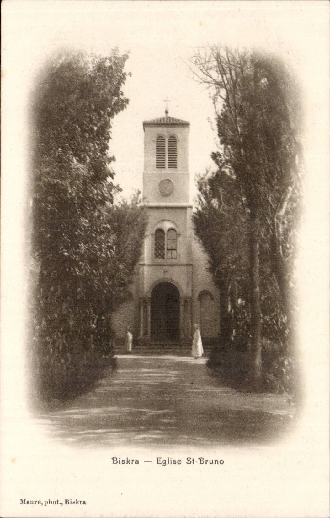 Algerie Biskra CPA Eglise St Bruno