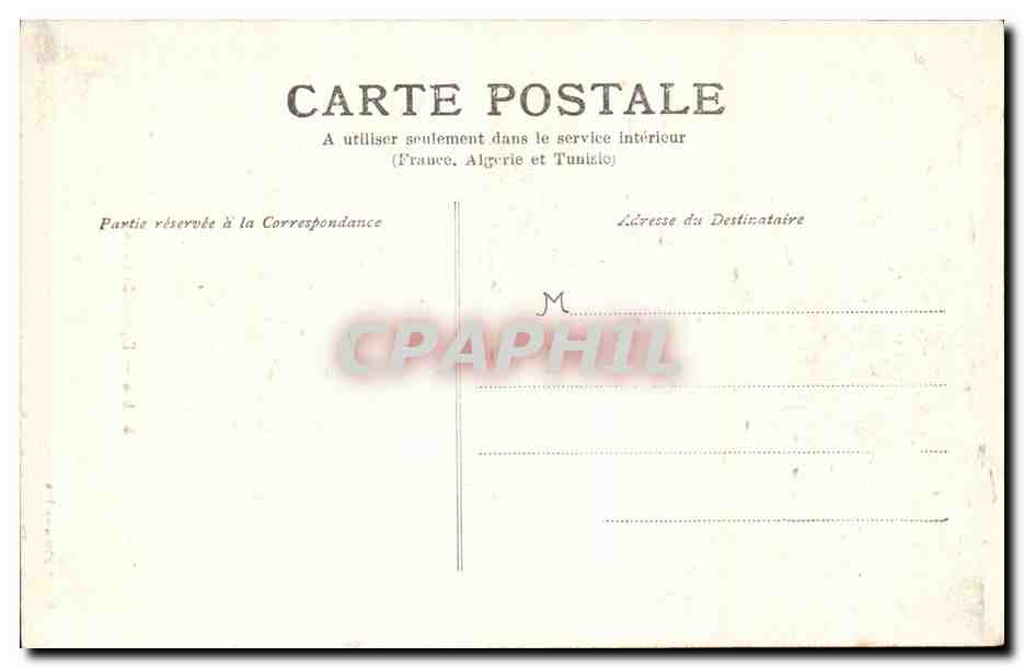 Algerie Biskra CPA Eglise St Bruno — Verso