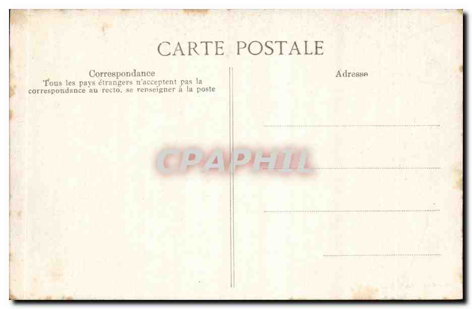 Algerie Constantine CPA l'hopital civil — Back