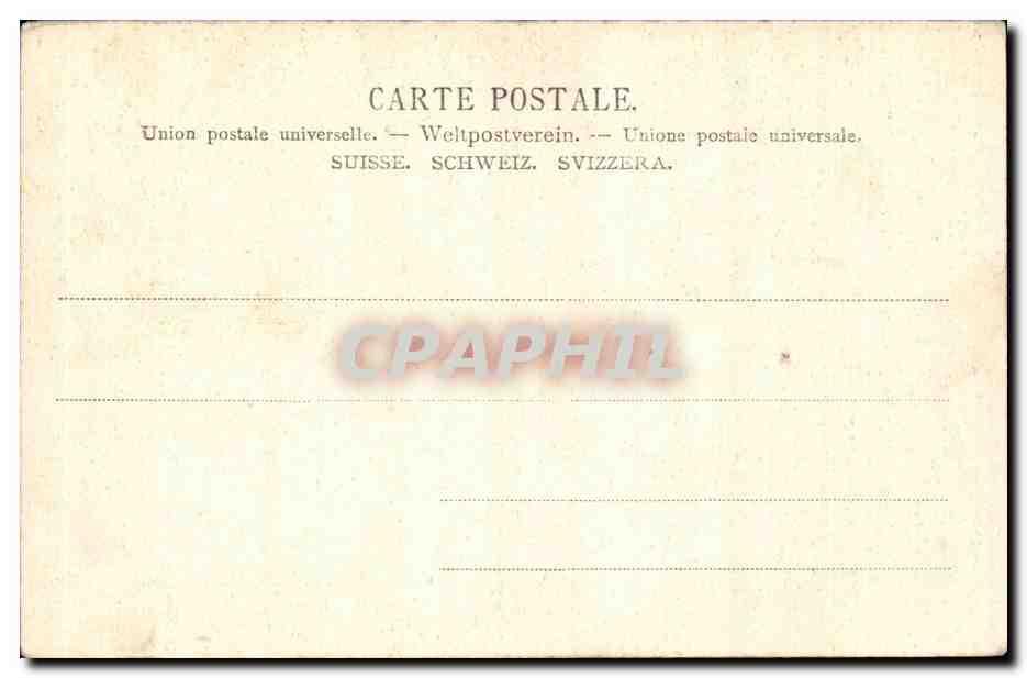Suisse CPA Revue militaire a lausanne 1845 (centenaire vaudois 1903) (militaria guerre) — Rückseite