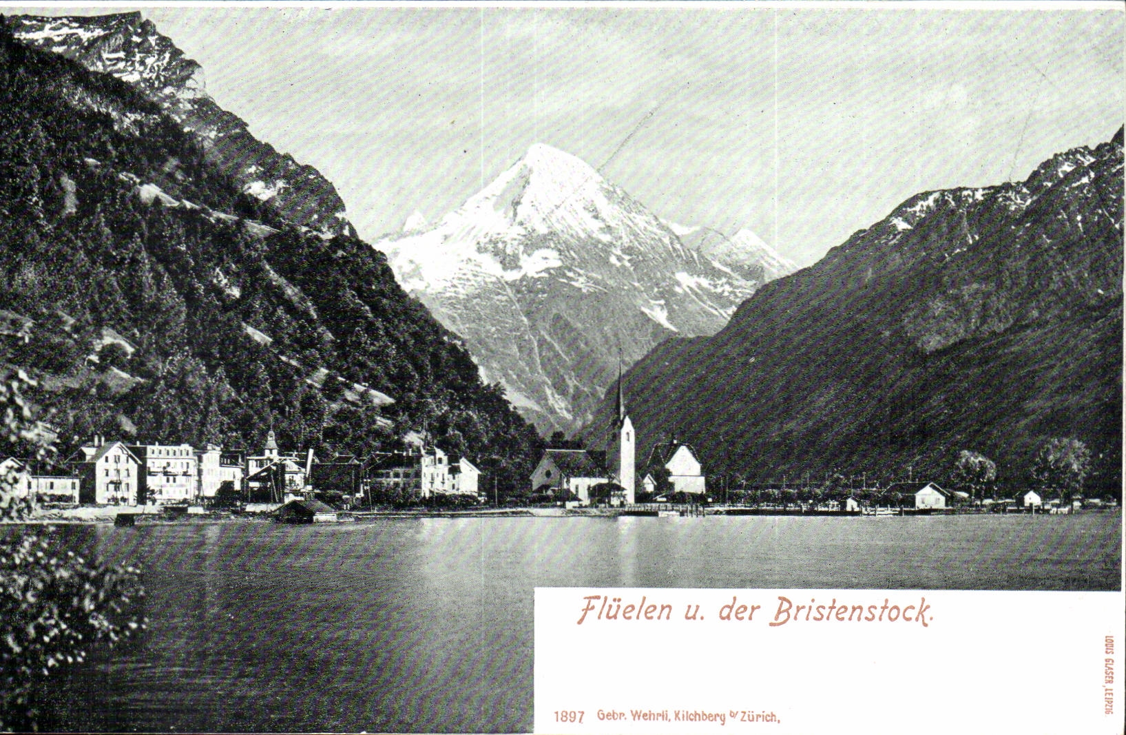 Suisse CPA Fluelen u der Bristenstock
