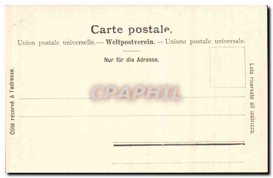 Suisse CPA St moritz Bad und Dorf — Rückseite