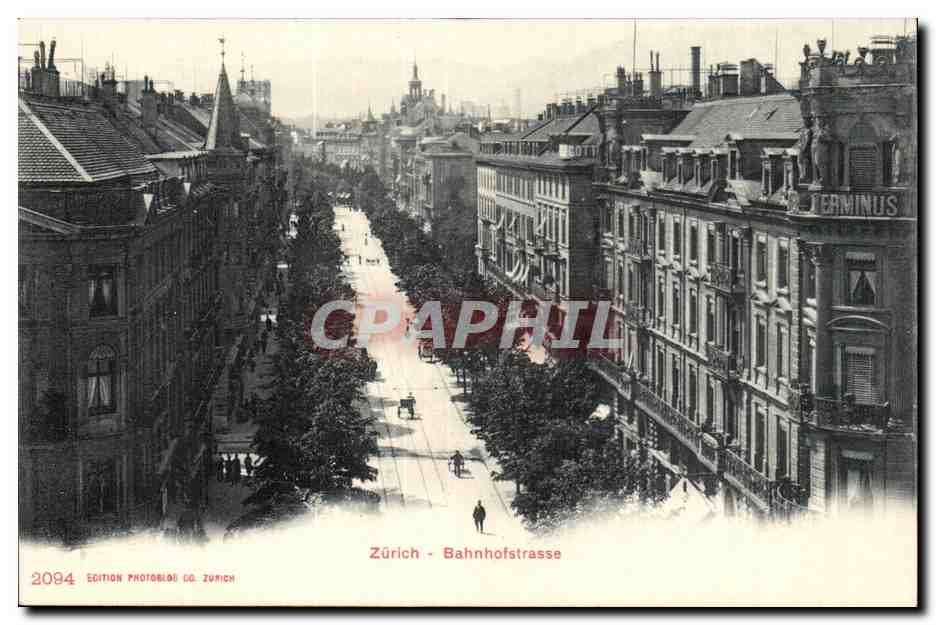Suisse CPA Zurich Bahnhofstrasse