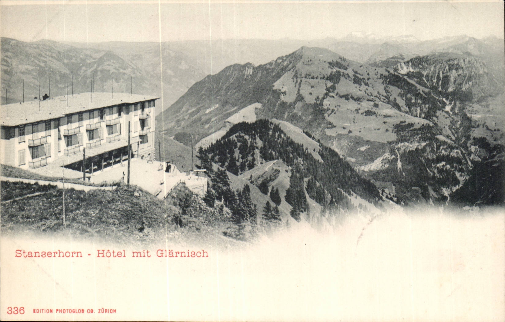 Suisse CPA Stansehorn Hotel mit Glarnisch