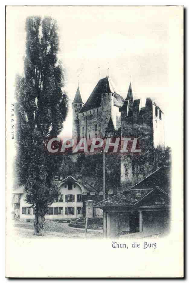Suisse CPA Thun die Burg