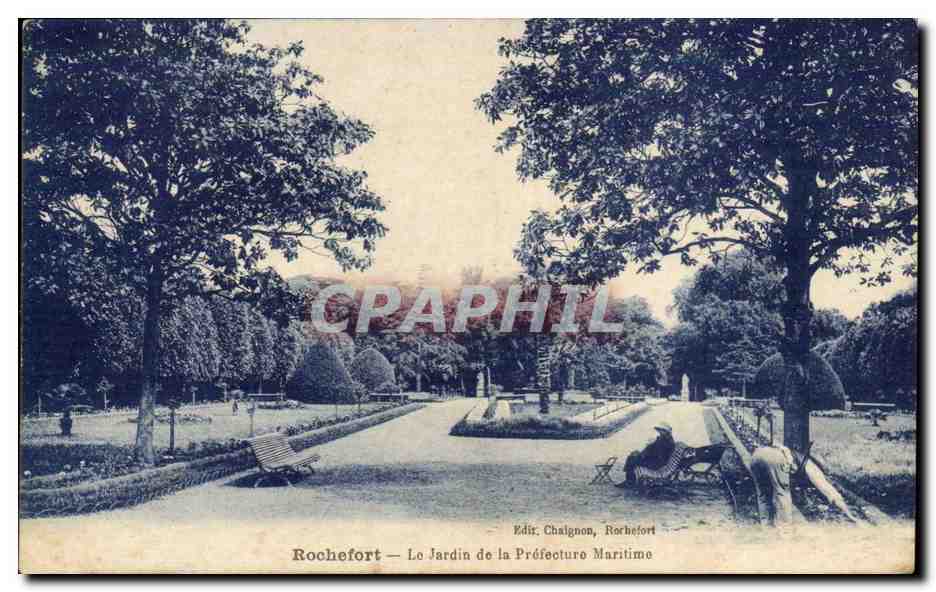 Rochefort — Le Jardin de la Préfecture Maritime — Édit. Chalgnon, Rochefort