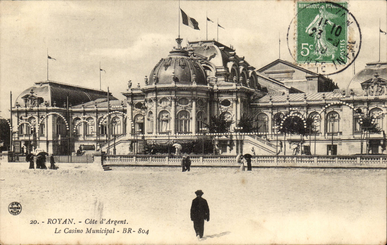 Royan - Cote d'Argent - Le Casino Municipal - CPA 