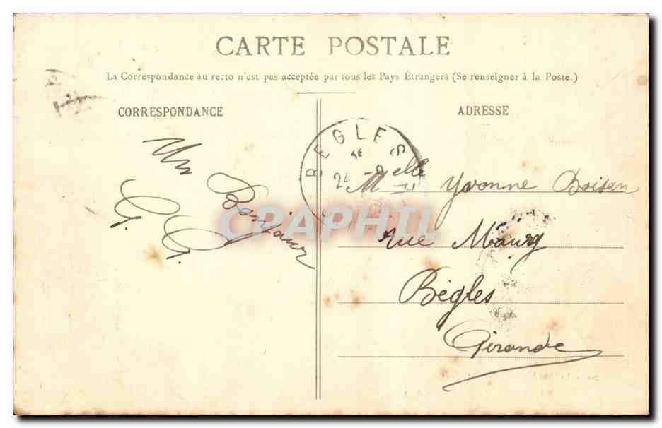 Royan - Cote d'Argent - Le Casino Municipal - CPA  — Rückseite