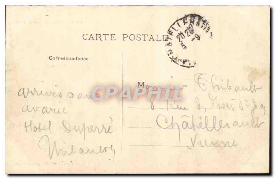 La Rochelle - Bateaux-Pilotes — Boucherie, La Rochelle — Verso