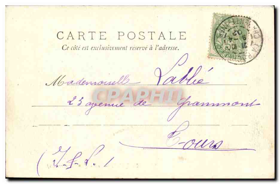 La Rochelle — Quai Duperré (2) — Éditeur S. Coudray — Verso