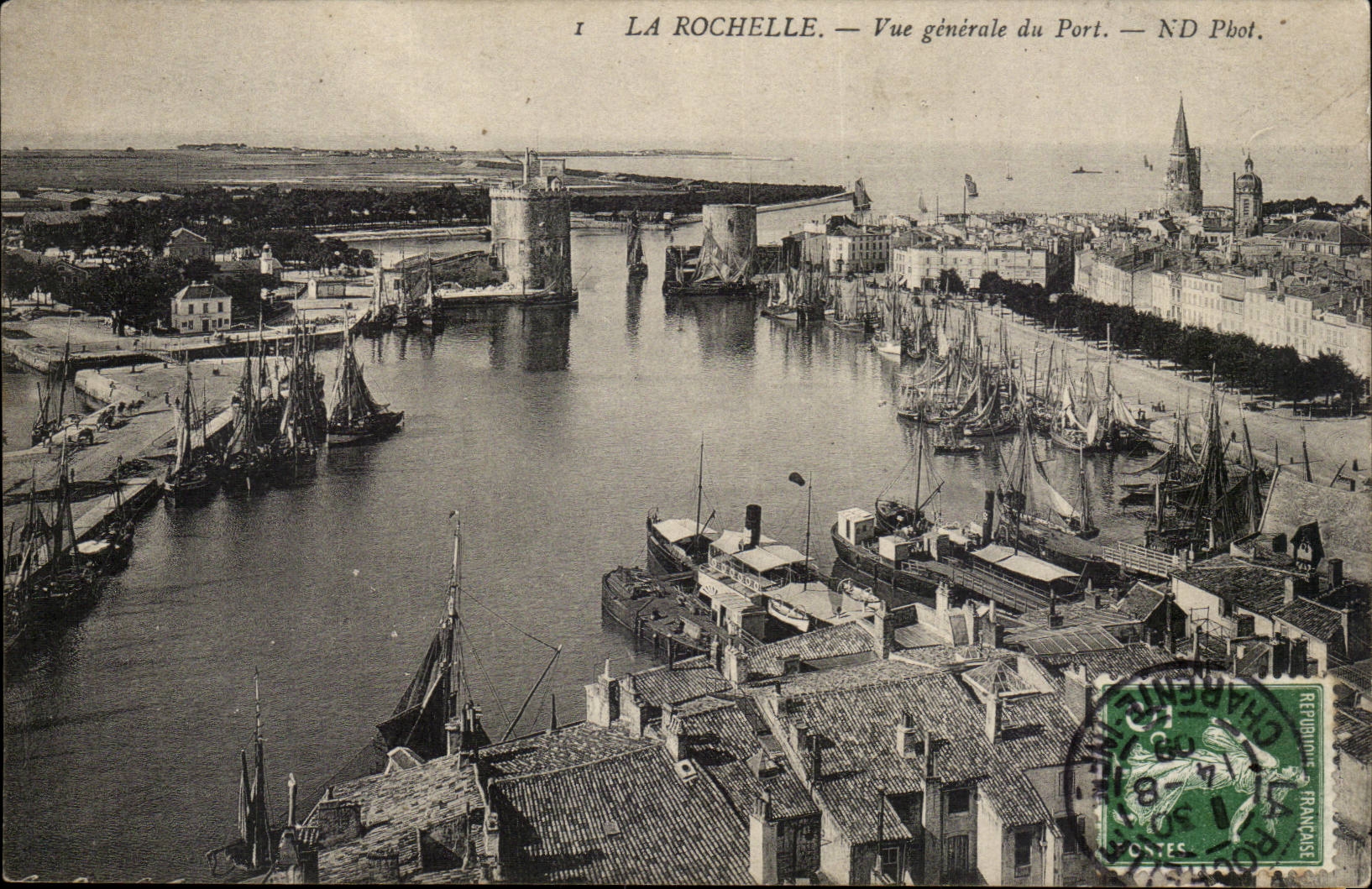 La Rochelle — Vue générale du Port — ND Pbot.