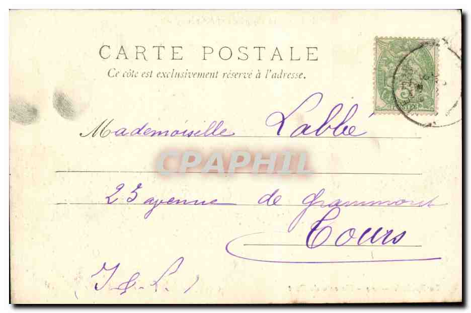La Rochelle — A Corner of the Port — Publisher LR1207 — Back