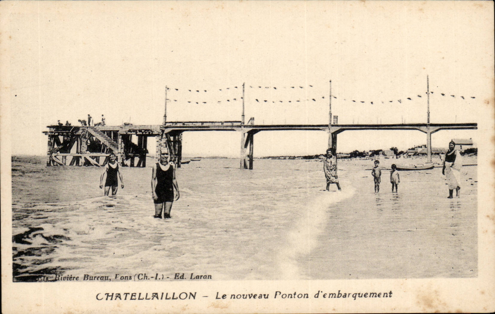 Chatelaillon CPA Le nouveau ponton d'embarquement