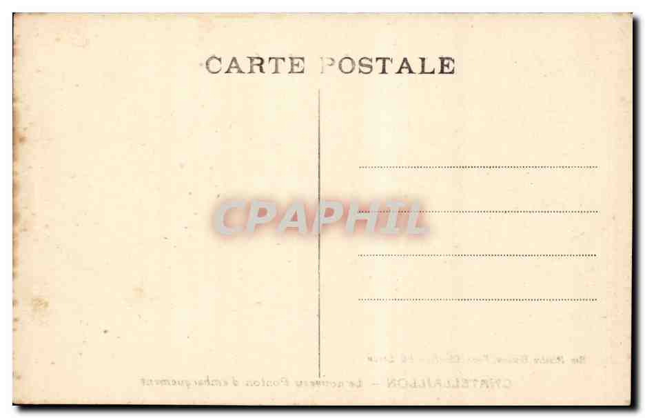 Chatelaillon CPA Le nouveau ponton d'embarquement — Back