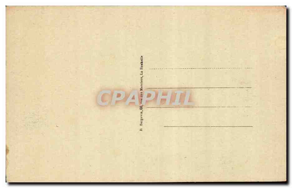 Chatelaillon CPA Type de femme en Kisnot (folklore coiffe) — Back