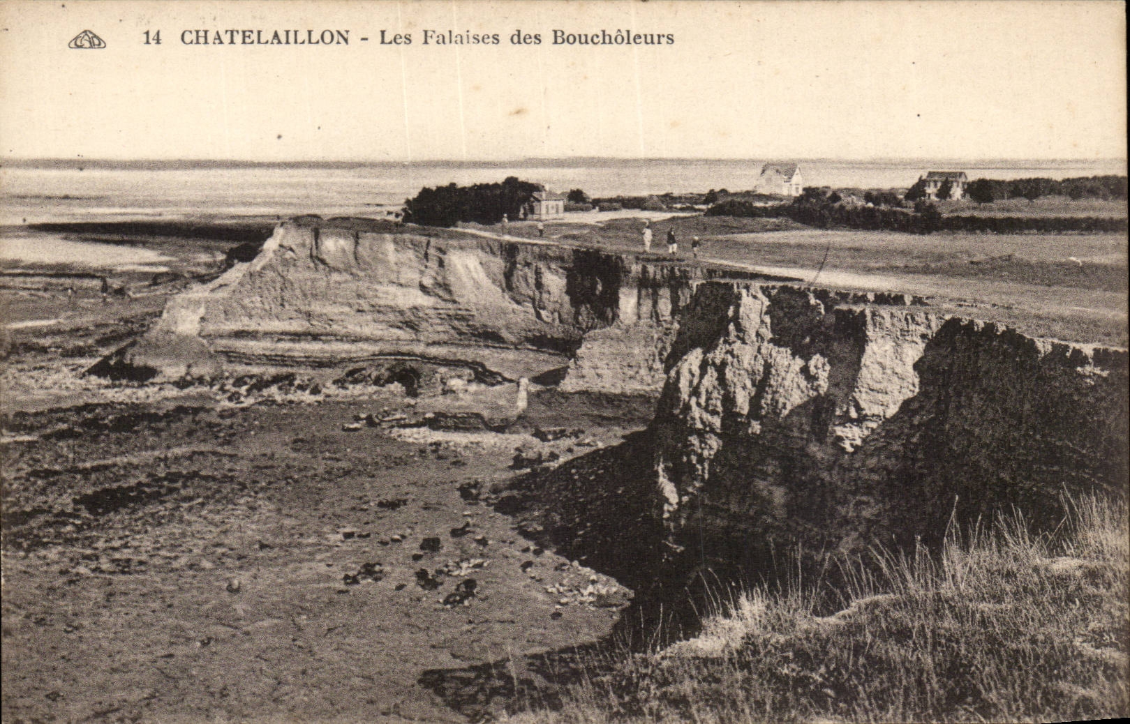Chatelaillon CPA Les falaises des Boncholeurs