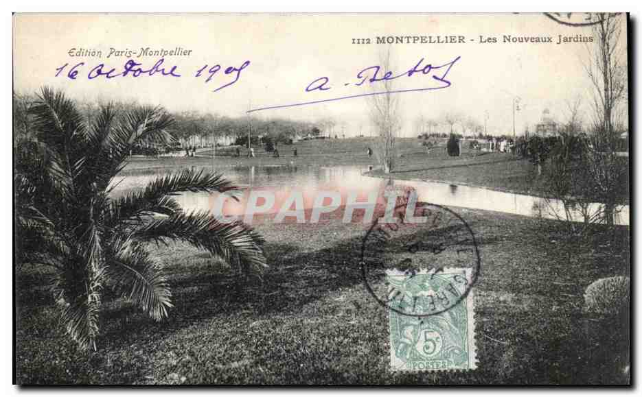 Montpellier - Les Nouveaux Jardins - CPA 