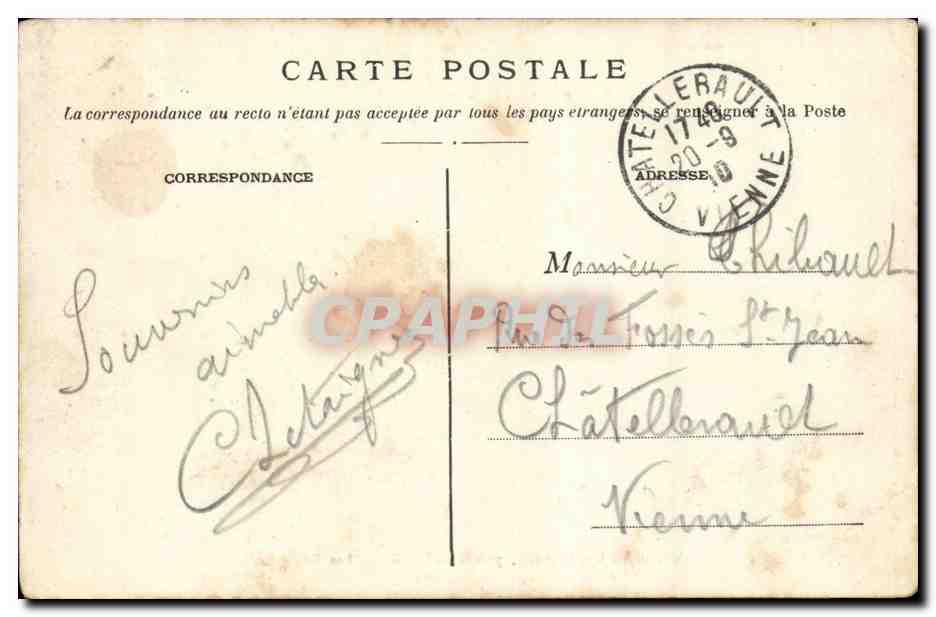 Varas la Plabe pres Beziers - Les Baigneurs - CPA  — Rückseite