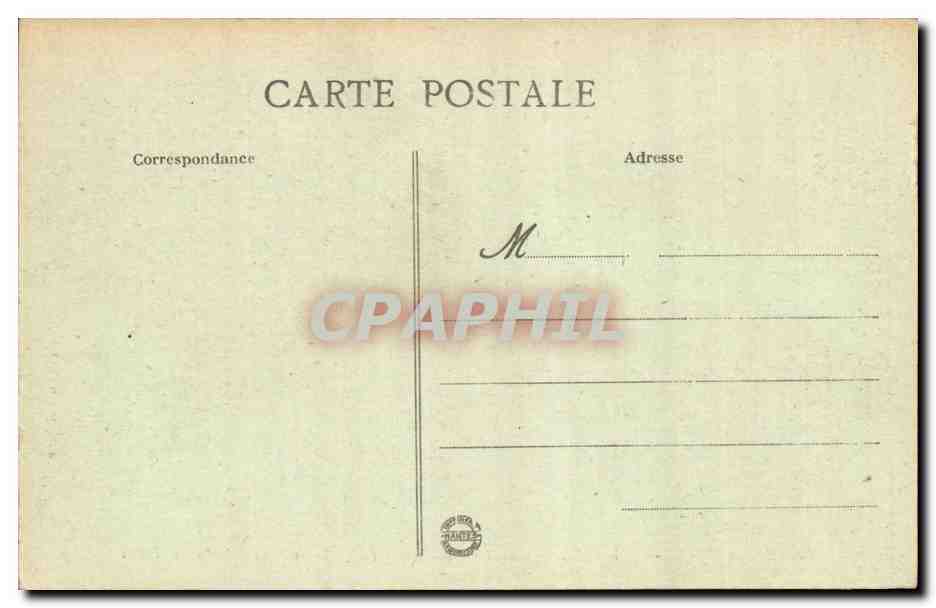 Thouars (D.-S.) — Les Fortifications, la Tour du Prince de Galles et l'École de Jeunes Filles — A. Ganne, éditeur — Verso