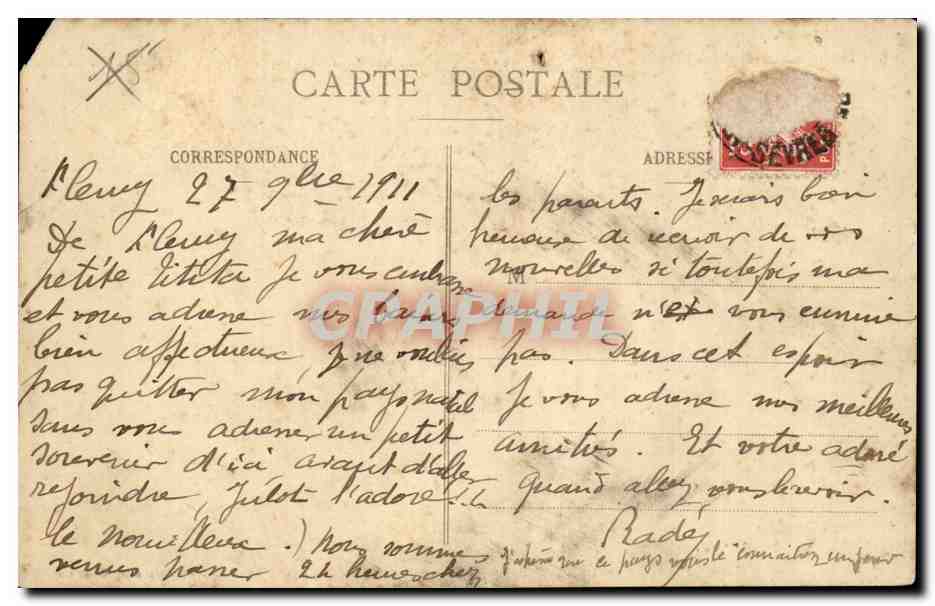 Thouars (Deux-Sèvres) — Château des Ducs de la Trémoille, devenu Maison de force depuis 1871 — Vieux Pont du XIIIe siècle — Vve Delabarré, lith. - éditeur — Reverso