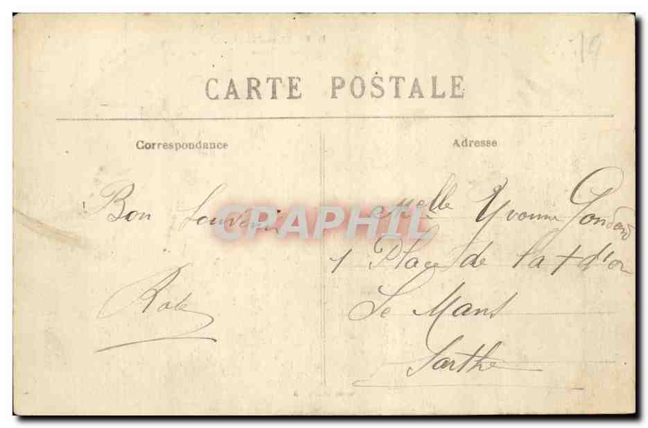 La Passerelle de Misse sur le Thouet — D.B. Thouars (D.-S.) — Verso