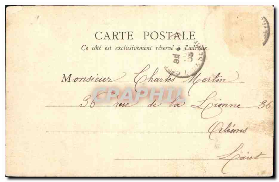 Thouars — Entrée méridionale - Porte Maillot — B. F. PARIS — Rückseite