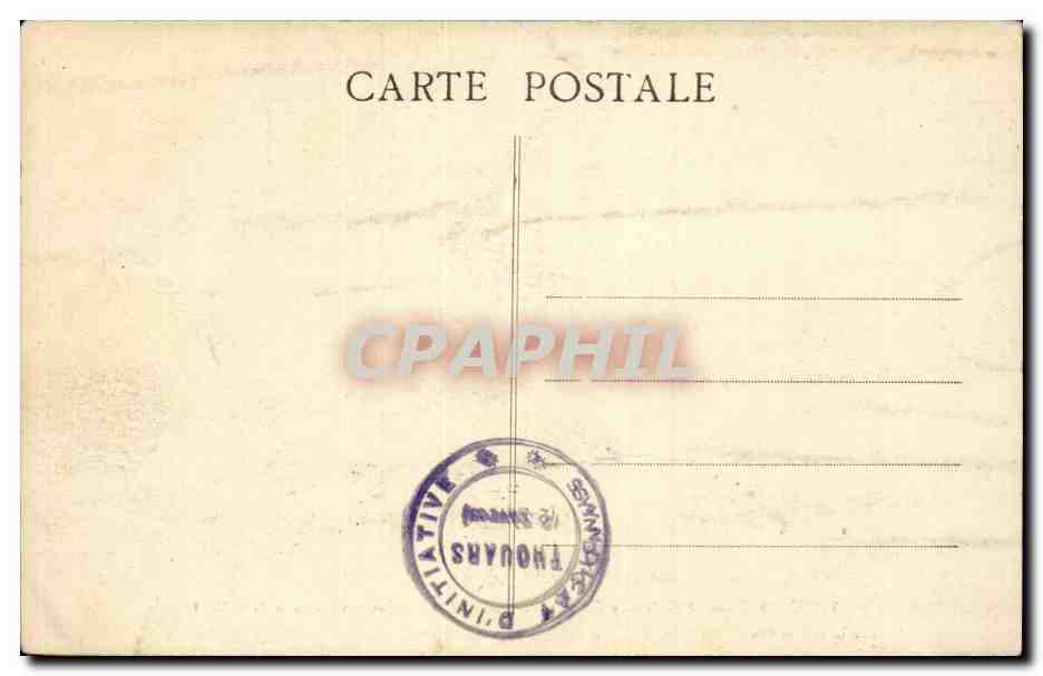 Thouars (Deux-Sèvres) — Le Château des Ducs de la Trémouille vu sous le Pont Neuf — Librairie L. Guillon, édit. — Reverso