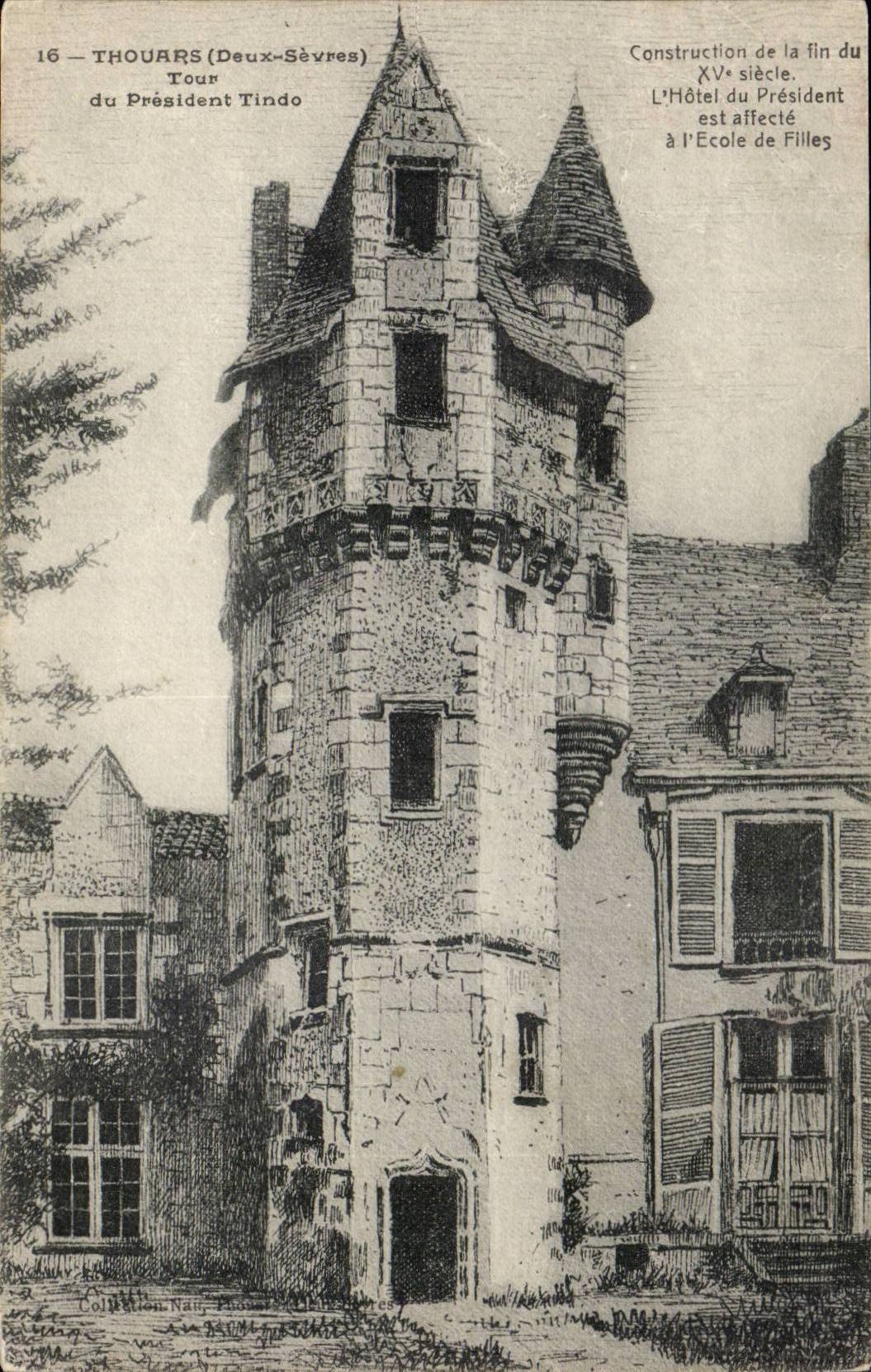 Thouars - Tour du President Tindo - CPA 